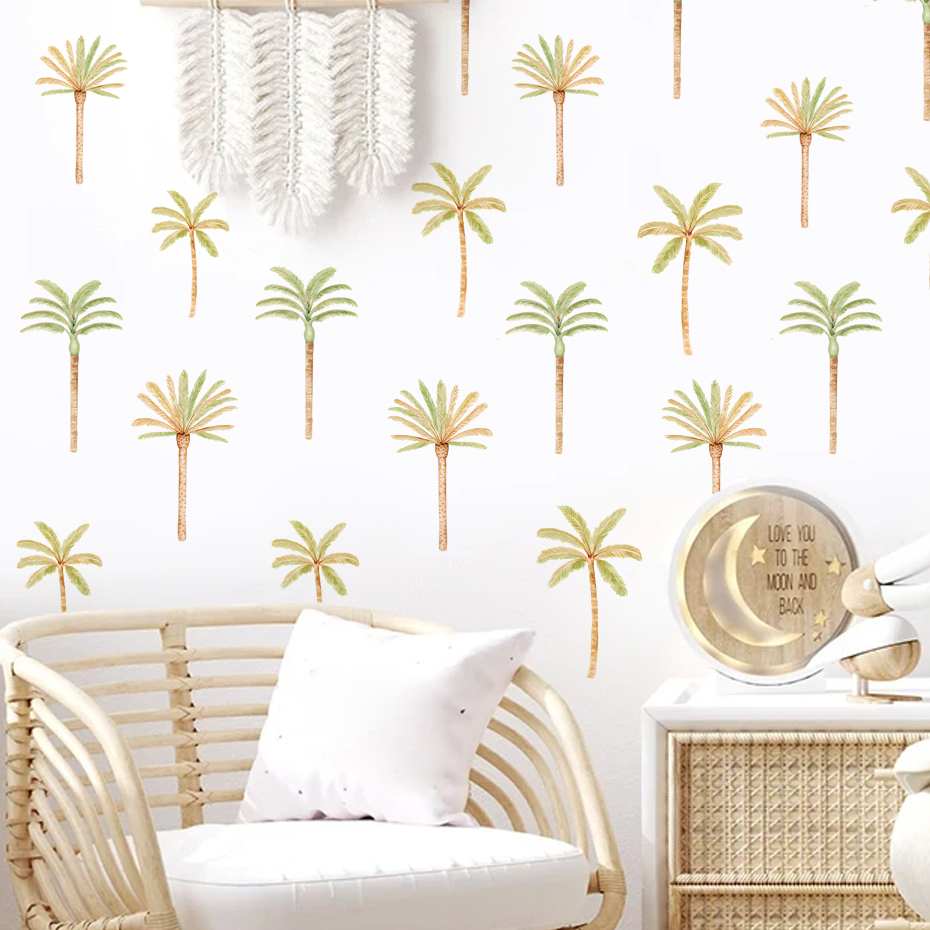 Boho Coconut Palm Tree Wall St - огляд і ціна Baby Nursery Boy