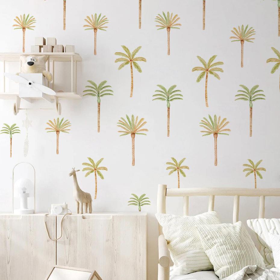 Boho Coconut Palm Tree Wall St - огляд і ціна Baby Nursery Boy