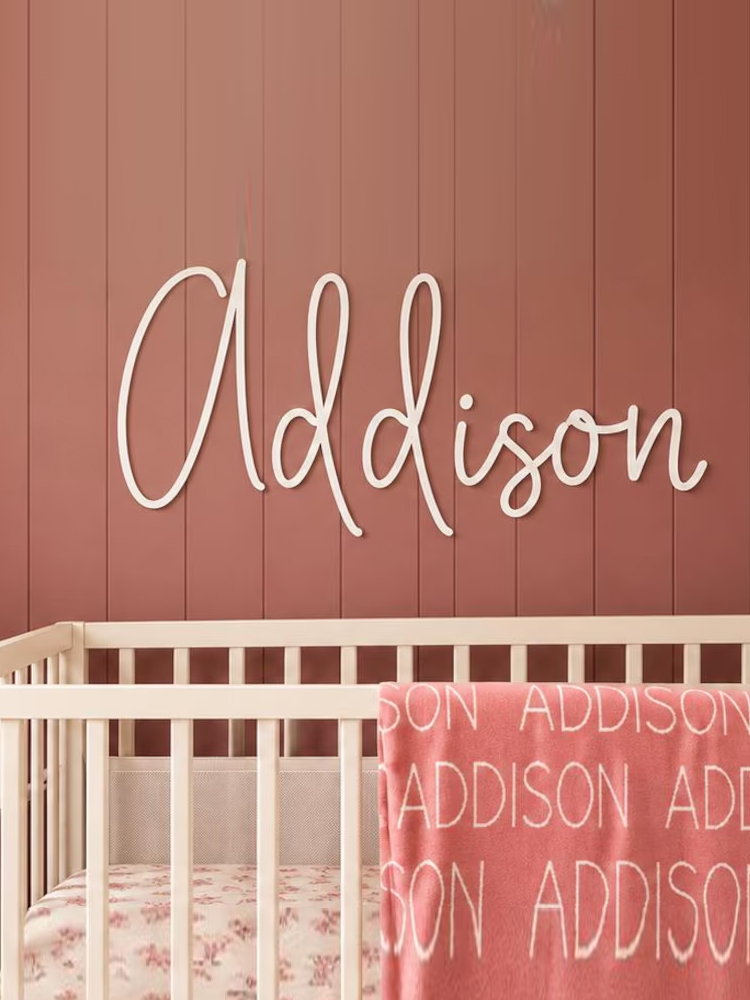 Custom Personalized wooden fir - огляд і ціна Baby Nursery Decor Girl