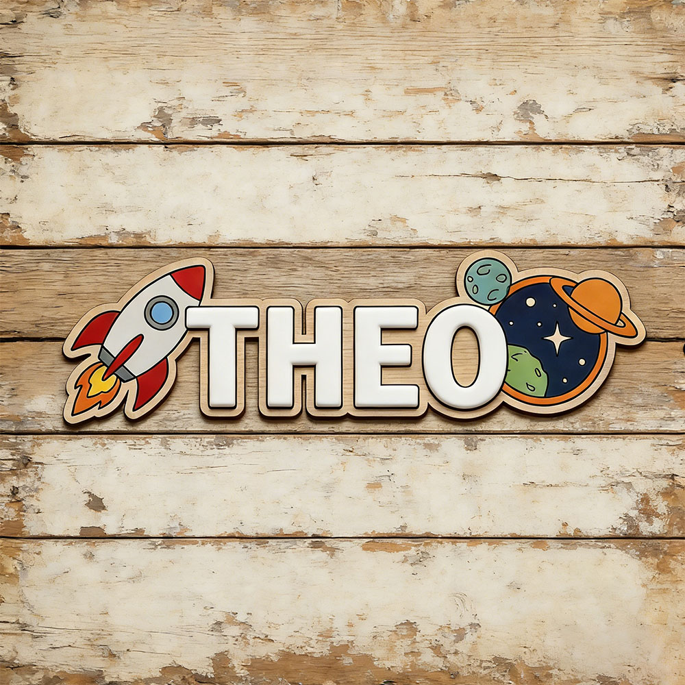 Personalized Space Rocket Name - огляд і ціна Baby Nursery Boy