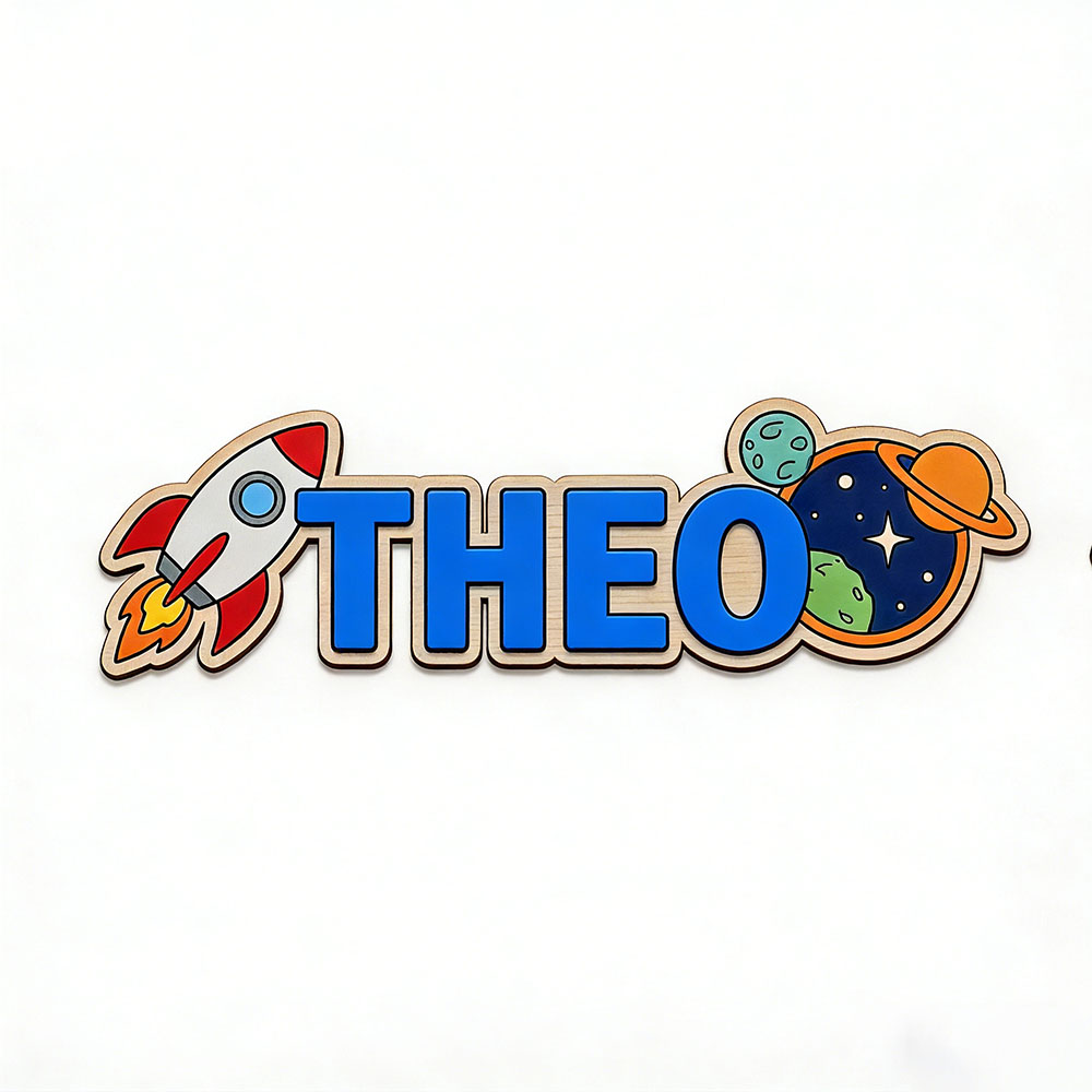 Personalized Space Rocket Name - огляд і ціна Baby Nursery Boy