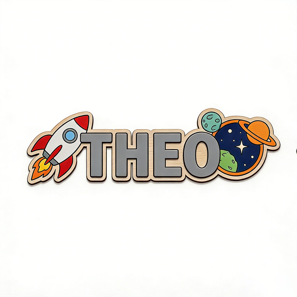 Personalized Space Rocket Name - огляд і ціна Baby Nursery Boy