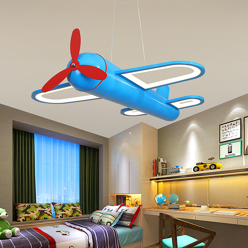 Creative Blue Yellow Airplane  - огляд і ціна Baby Nursery Boy