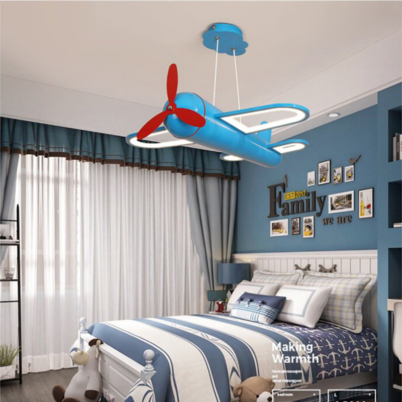Creative Blue Yellow Airplane  - огляд і ціна Baby Nursery Boy