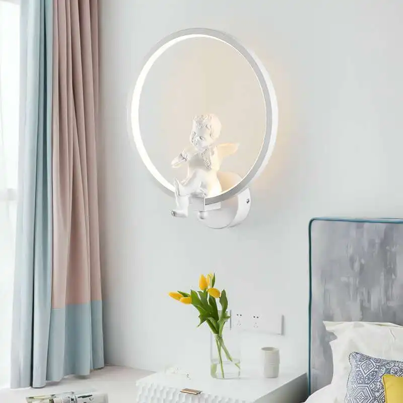Nordic Warm Angel Wall Lamp Mo - огляд і ціна Baby Nursery Wall Lights