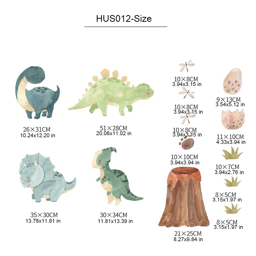 Dinosaur Wall Decals, Dino Alp - огляд і ціна Baby Nursery Boy