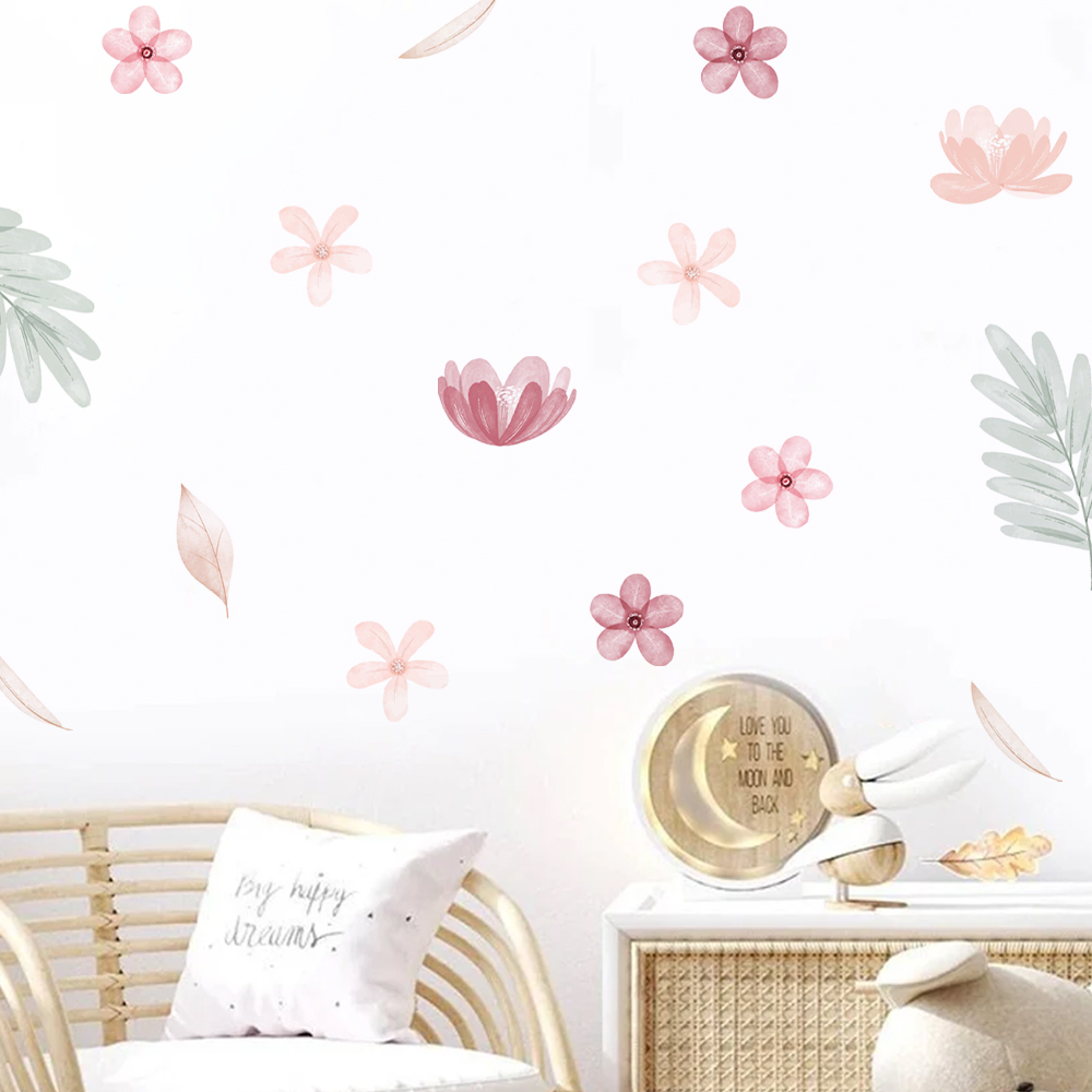 Boho Leaves Botanical DIY Wall - огляд і ціна Baby Nursery Decor Girl