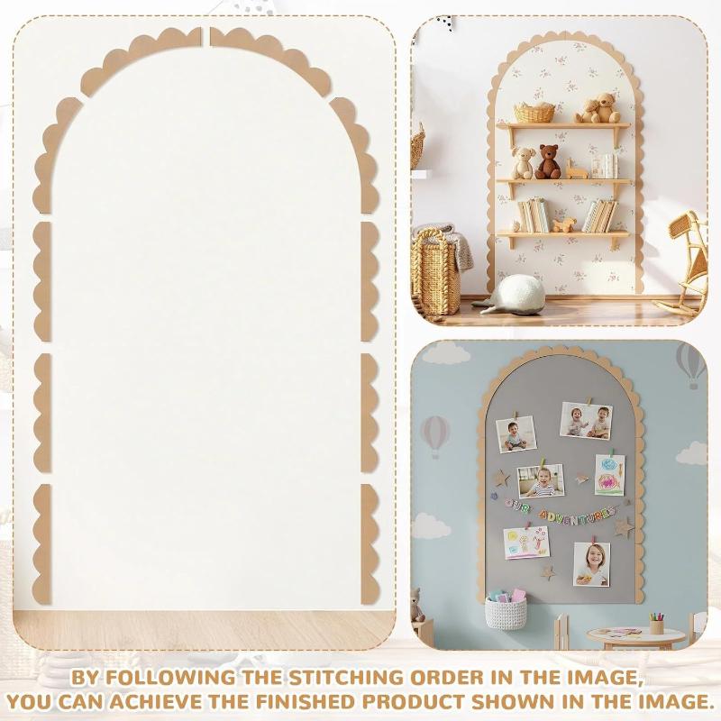 Wood Wall Arch Decor DIY Unfin - огляд і ціна Baby Nursery Frames